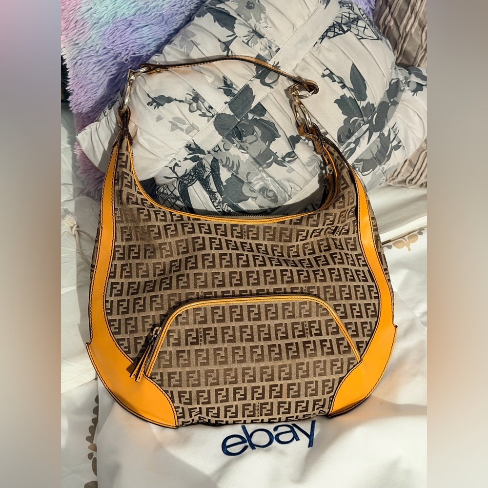 Fendi Tan and Gold Women's Bag